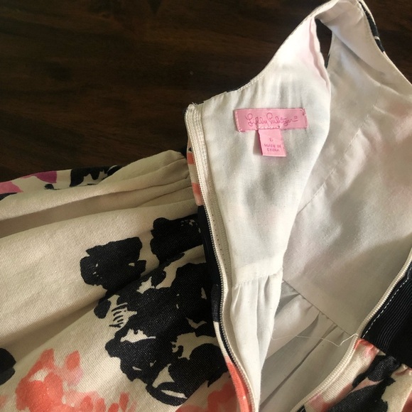 Lilly Pulitzer Stroke of Midnight Floral Shimmer Dress - Picture 8 of 8